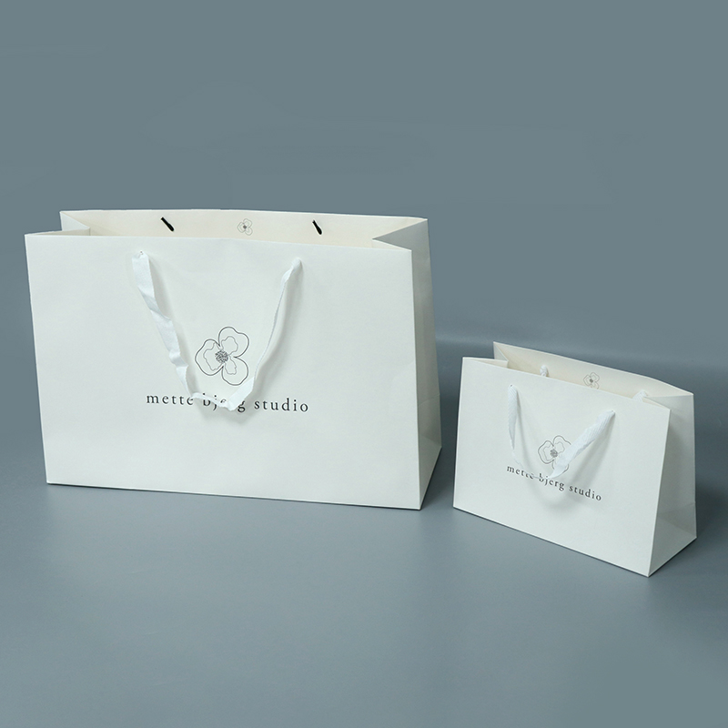 white gift bags