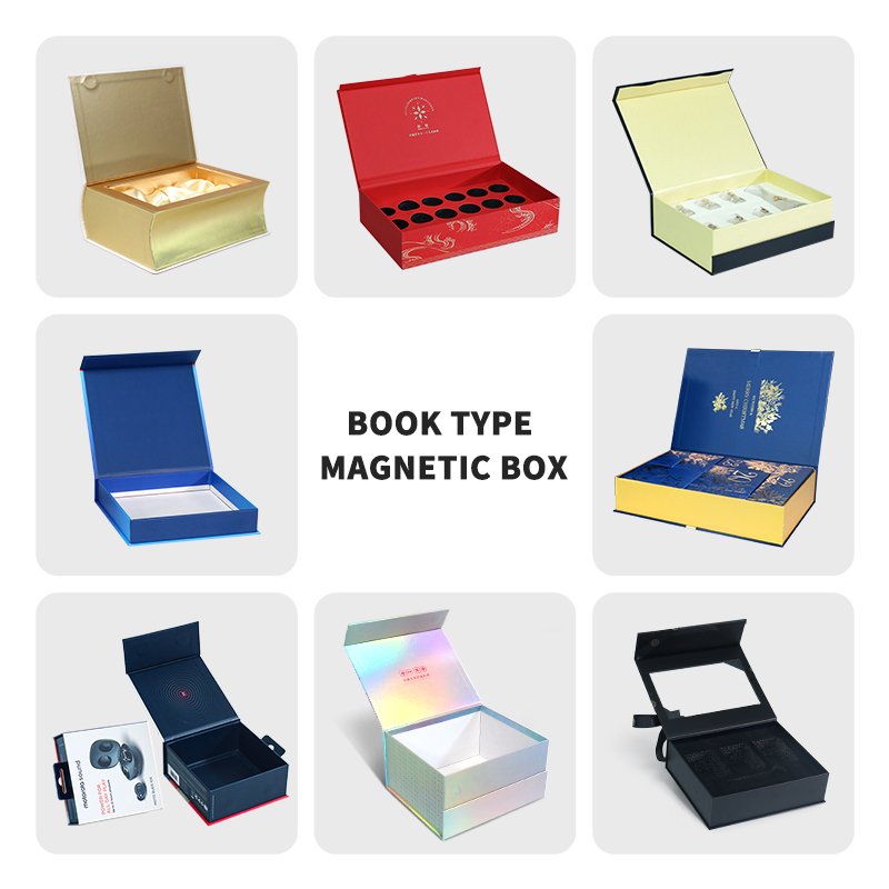 Magnet Book Box LUXURY BOOK TYPE MAGNETIC GIFT BOX - Js Packaging Factory