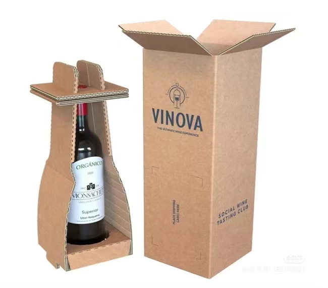 currugated wine box packaging