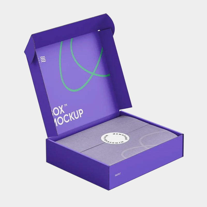 double sides printing shipping box