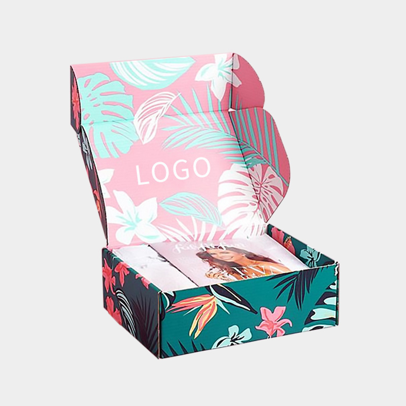 colorful shipping box