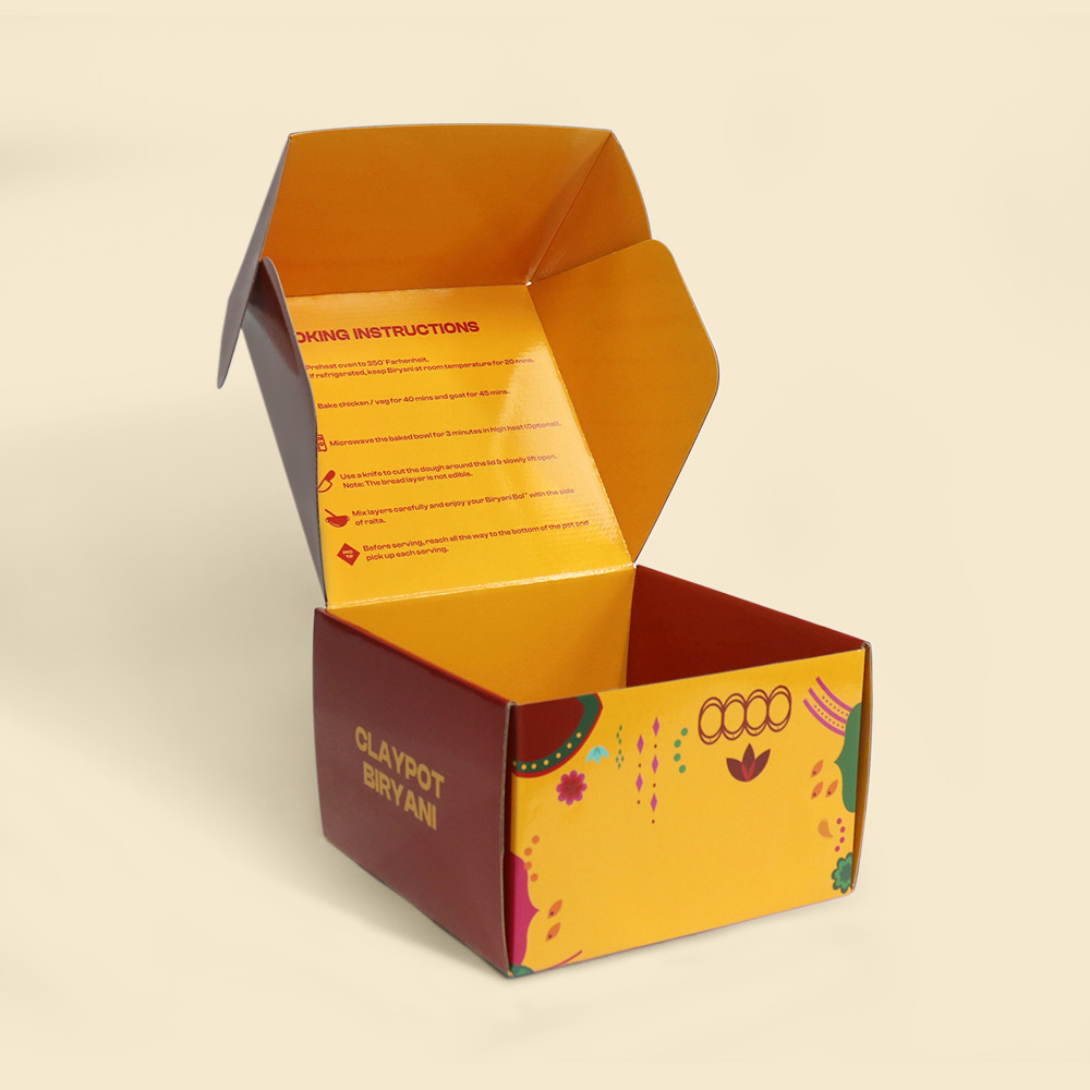 glossy mailer box
