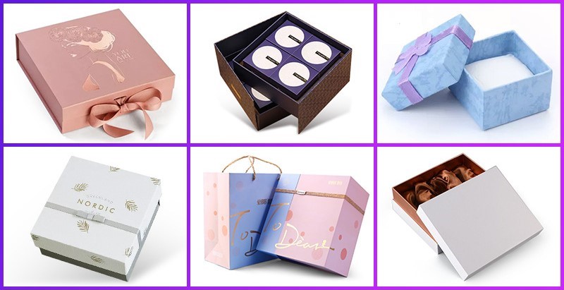 different types of gift boxes