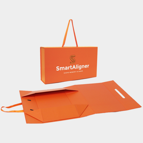 Custom Orange magnetic folding box - Image 4