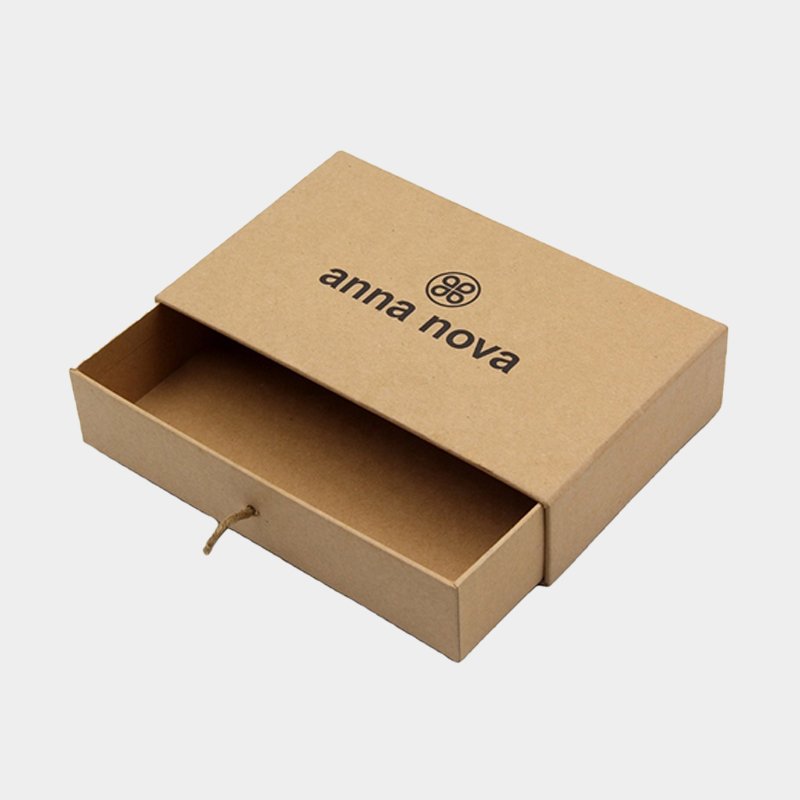 Corrugated cardboard drawer box